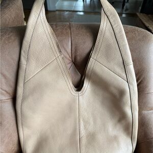 Vince Camuto Tan Leather Hobo Bag